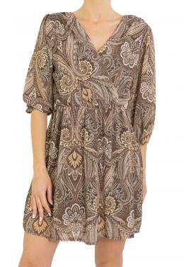 Vestito manica lunga fantasia "Lucre"